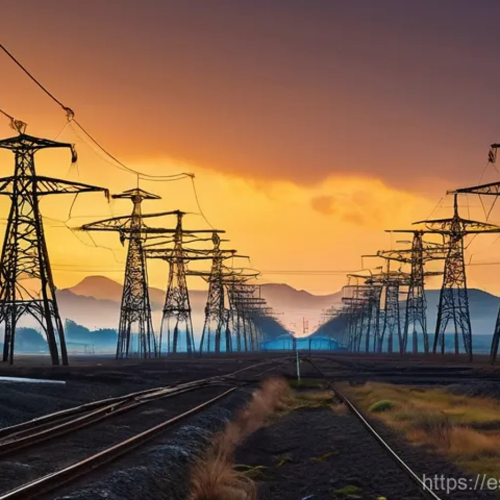 전자기술사 필기시험 전력공학 심화 학습 - **Prompt 1: "The Grand Symphony of Power - Transmission and Transformation"**
    "An epic, wide-ang...