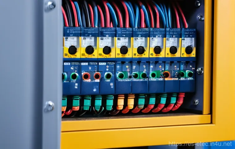 전자기술사 실기 준비 스케줄 - **Prompt:** A focused male electrician, in his early 30s, wearing a clean, dark blue work uniform wi...