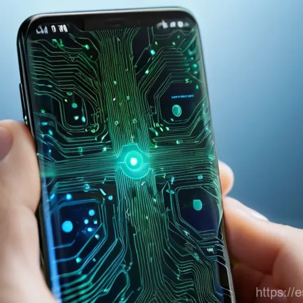 전자기술사와 관련된 산업 동향 발표 - **AI-Powered Edge Computing Device with Neural Pathways**
A highly detailed, ultra-realistic clo...