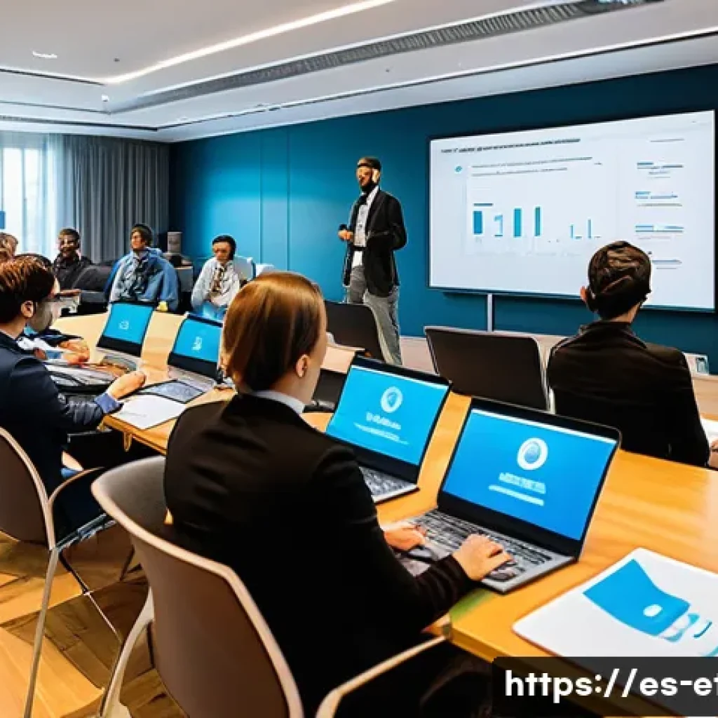 전자기술사와 관련된 기술 세미나 참석법 - A professional seminar setting focused on electrical engineering, showing a diverse group of adult a...