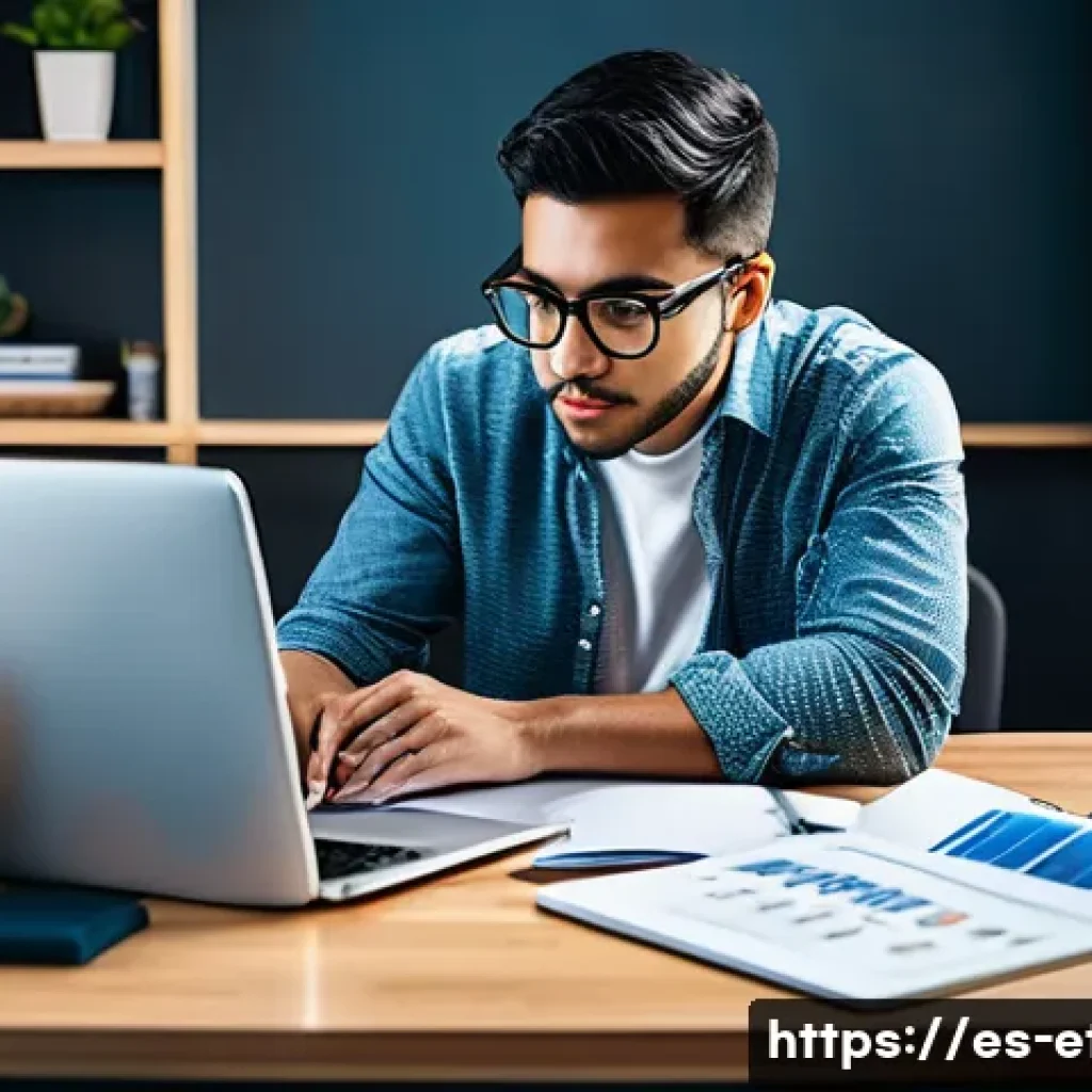 전자기술사 실기시험의 성공 전략 - A focused young adult Hispanic man studying electronics at a desk in a cozy home office, surrounded ...