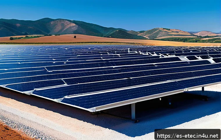 전자기술사와 관련된 최신 기술 논문 - A detailed, realistic illustration of a modern solar photovoltaic power converter system using silic...