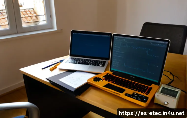 전자기술사와 시험 대비 스터디 자료 - Photorealistic study desk for a professional electronics engineering certification exam in Spain, an...
